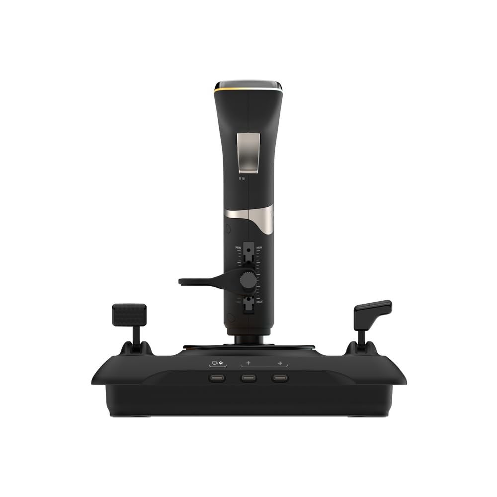 Turtle Beach VelocityOne Flightstick Universal Sim Controller. Xbox. PC | Xbox Series X|S. Xbox One. Joystick for Air & Space Combat Simulation. 27 Programmable Buttons. Hall-Effect Axes
