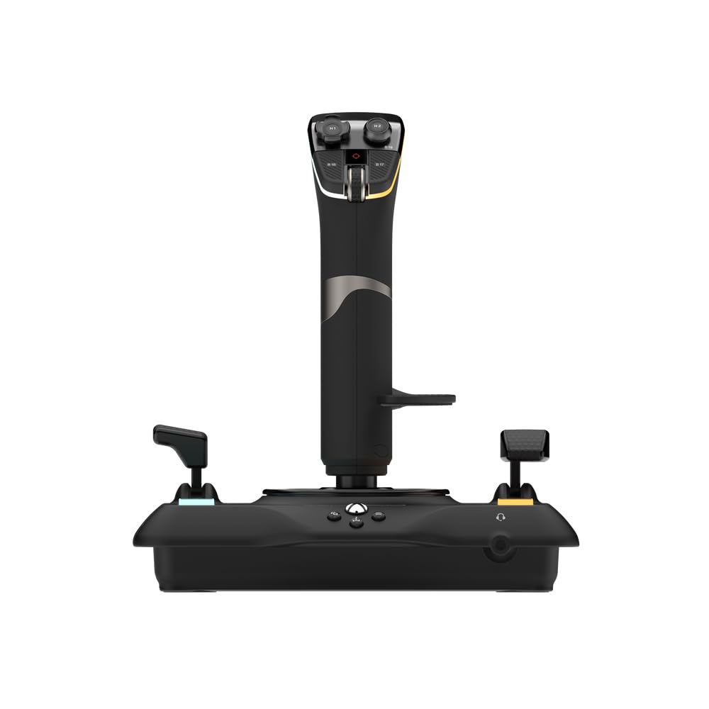 Turtle Beach VelocityOne Flightstick Universal Sim Controller. Xbox. PC | Xbox Series X|S. Xbox One. Joystick for Air & Space Combat Simulation. 27 Programmable Buttons. Hall-Effect Axes