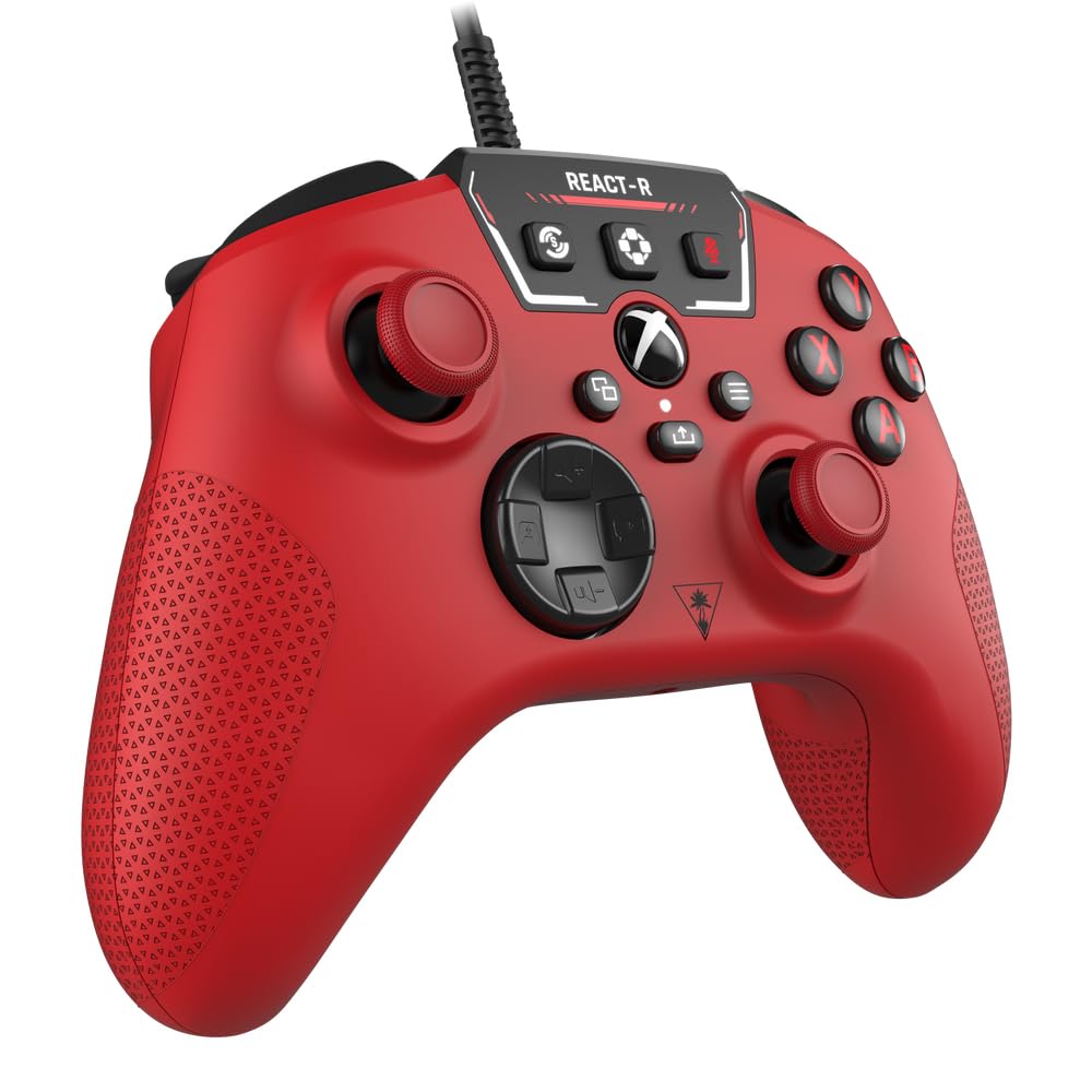 Turtle Beach REACT-R Wired Game Controller – Officially Licensed for Xbox Series X & S. Xbox One. and Windows 10|11 PC's
