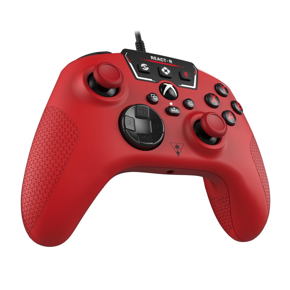 Turtle Beach REACT-R Wired Game Controller – Officially Licensed for Xbox Series X & S. Xbox One. and Windows 10|11 PC's