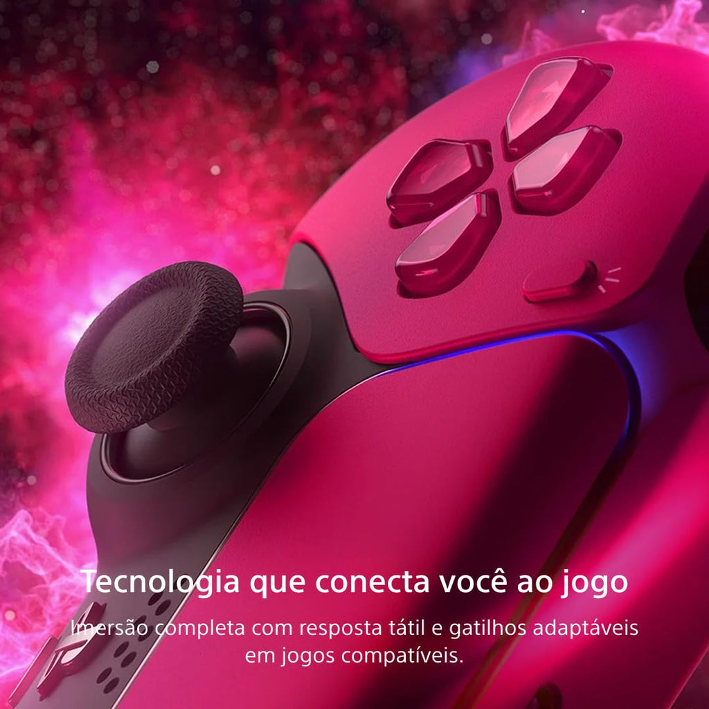 PlayStation DualSense Wireless Controller – Cosmic Red - for PS5. PC. MAC & Mobile