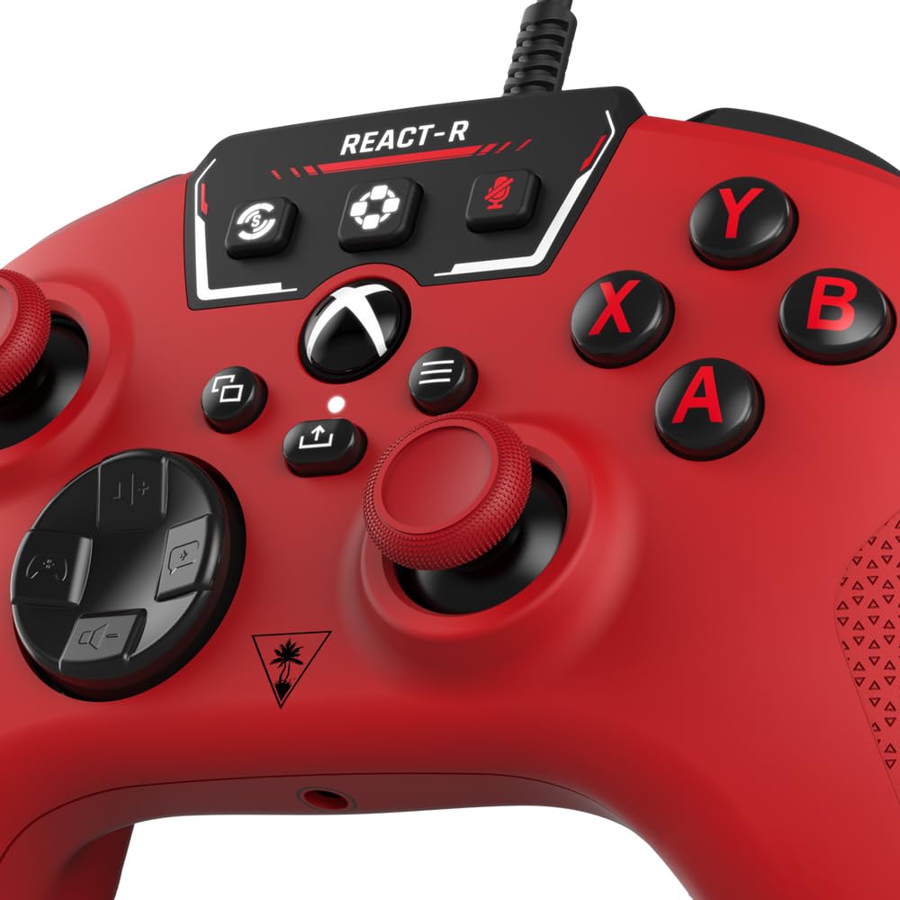 Turtle Beach REACT-R Wired Game Controller – Officially Licensed for Xbox Series X & S. Xbox One. and Windows 10|11 PC's