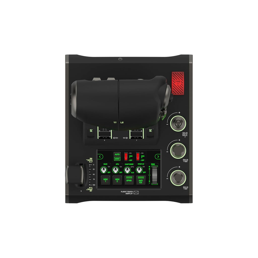Turtle Beach VelocityOne Flightdeck Universal HOTAS Simulation System - PC | Windows 10 & 11 PCs. Joystick & Throttle for Air & Space Combat Simulation. Touch Display. 139 Mappable Controls