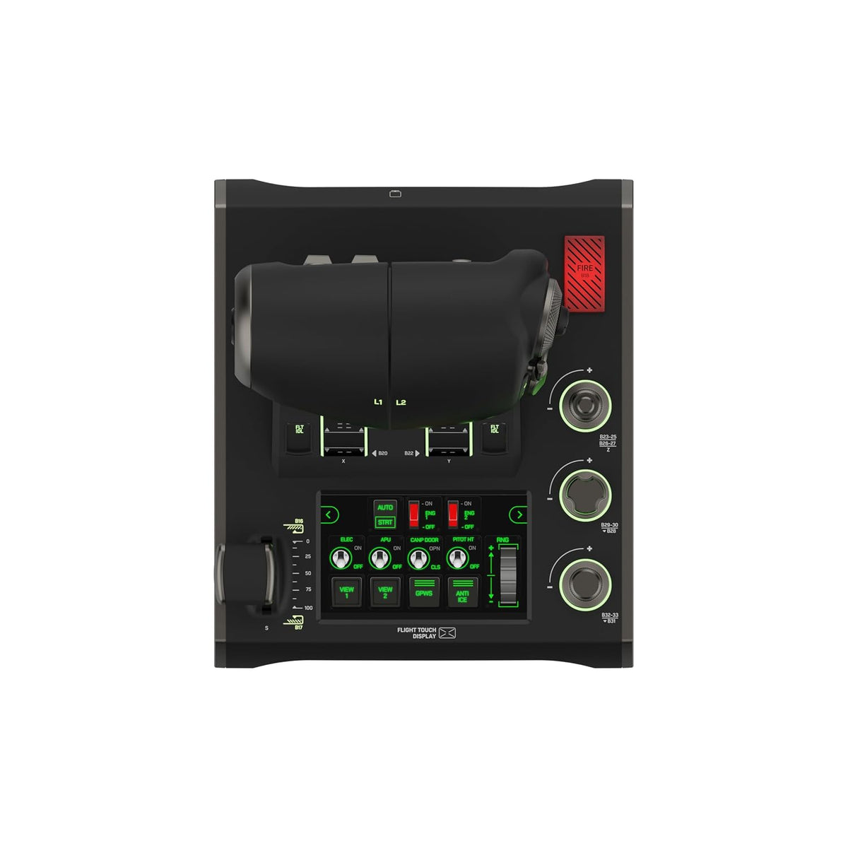 Turtle Beach VelocityOne Flightdeck Universal HOTAS Simulation System - PC | Windows 10 & 11 PCs. Joystick & Throttle for Air & Space Combat Simulation. Touch Display. 139 Mappable Controls