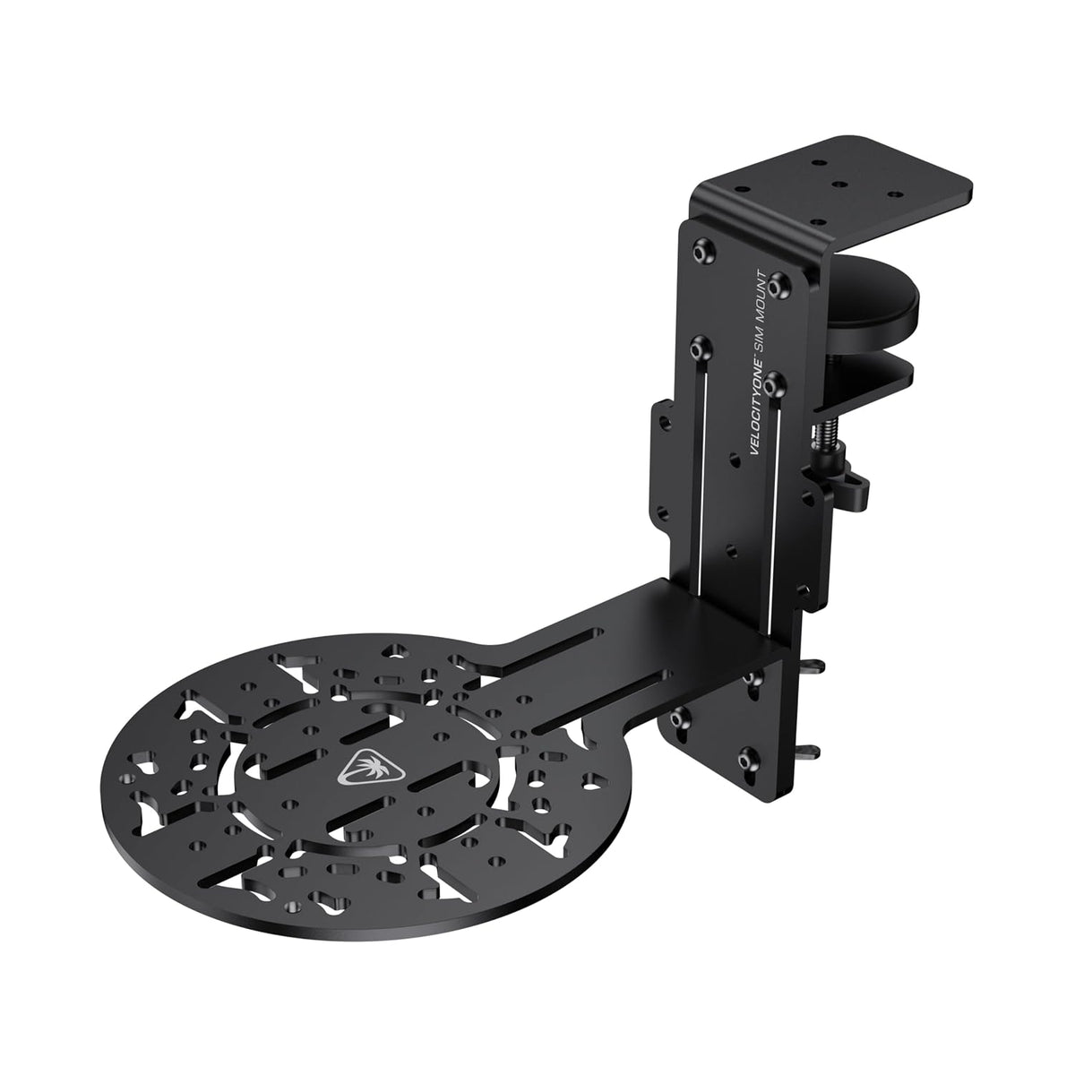 Turtle Beach VelocityOne Universal Sim Mount - Heavy-Duty Flight & Racing Simulator Mount with Steel Desk Clamp. Adjustable Positions. Sim Rig Compatible. Includes Mousepad