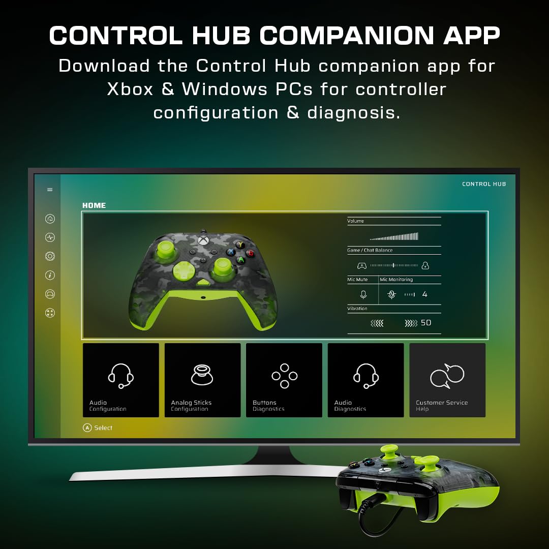 Turtle Beach Rematch Core Wired Gaming Controller Licensed for Xbox & PC | Xbox Series X|S. Xbox One. Audio Controls. Hall-Effect Thumbsticks. Rumble Motors & Impulse Triggers