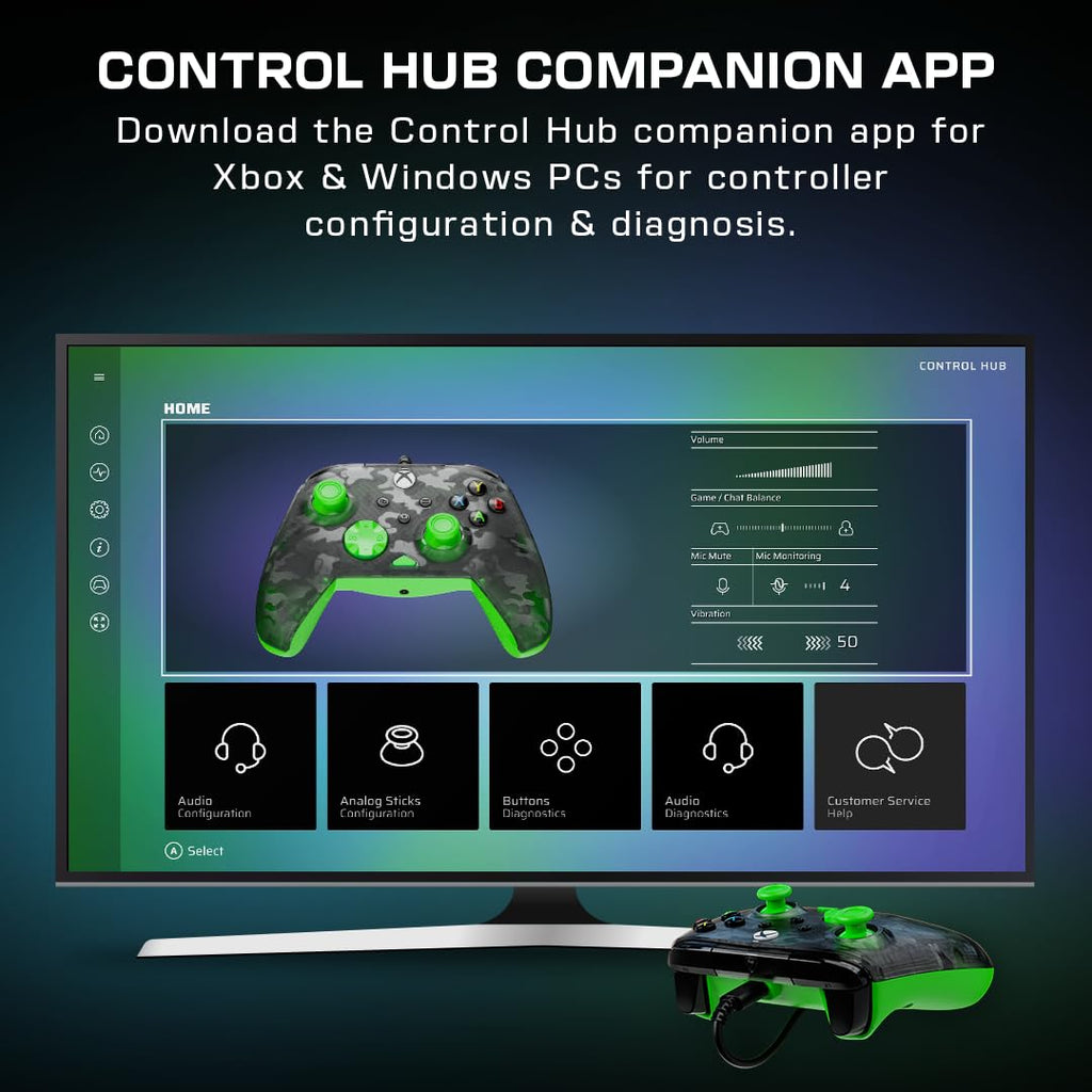 Turtle Beach Rematch Core Wired Gaming Controller Licensed for Xbox & PC | Xbox Series X|S. Xbox One. Audio Controls. Hall-Effect Thumbsticks. Rumble Motors & Impulse Triggers