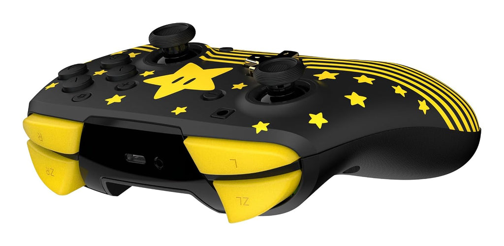 Turtle Beach Rematch Wireless Controller Super Mario Star Nintendo Switch 2 | Nintendo Switch Lite. OLED. Glow-in-the-Dark Design. Rechargeable 40-Hr Battery. 2 Mappable Back Buttons