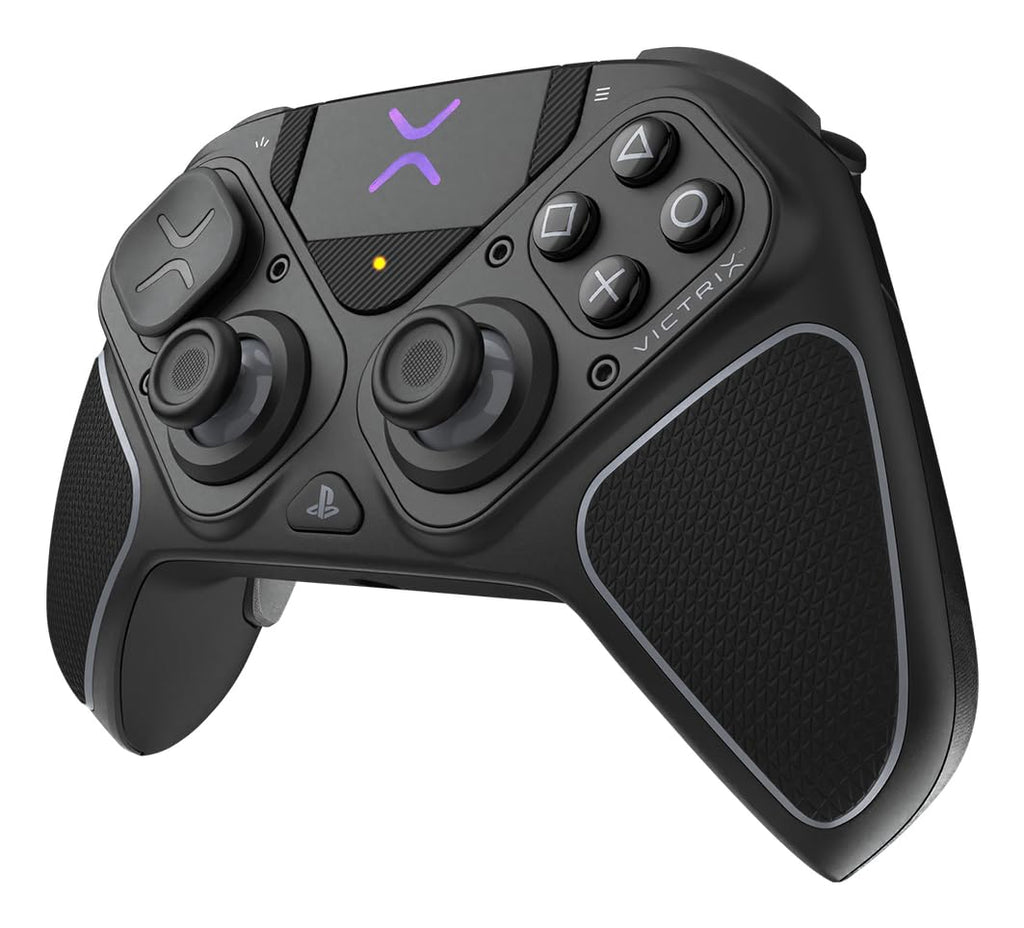 Turtle Beach Victrix Pro BFG Reloaded Wireless Gaming Controller for PS5 | PS5. PS4. PlayStation. PC. Modular. Fightpad Module. Hall-Effect Sticks. Triggers. 4 Remappable Buttons. Esports. Black