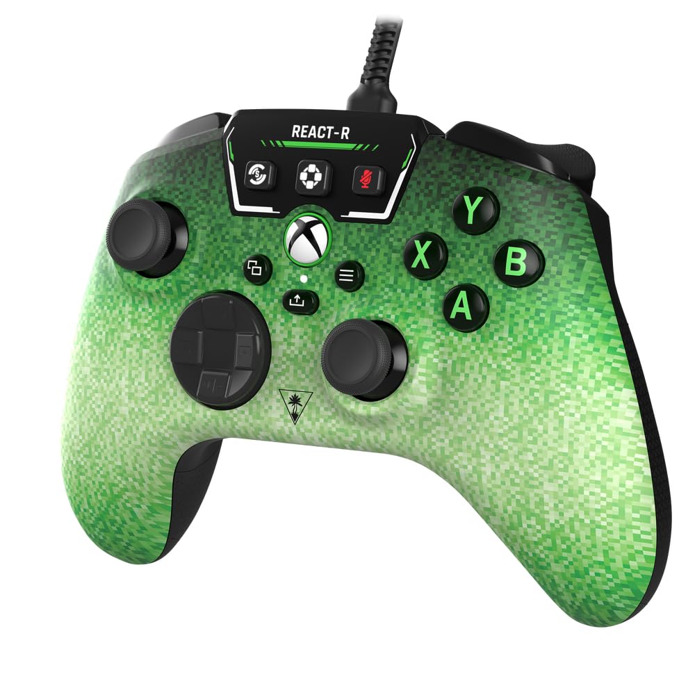 Turtle Beach REACT-R Wired Game Controller – Officially Licensed for Xbox Series X & S. Xbox One. and Windows 10|11 PC's