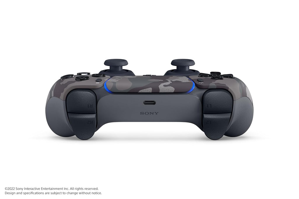 PlayStation DualSense Wireless Controller – Gray Camouflage - For PS5. PC. MAC & Mobile