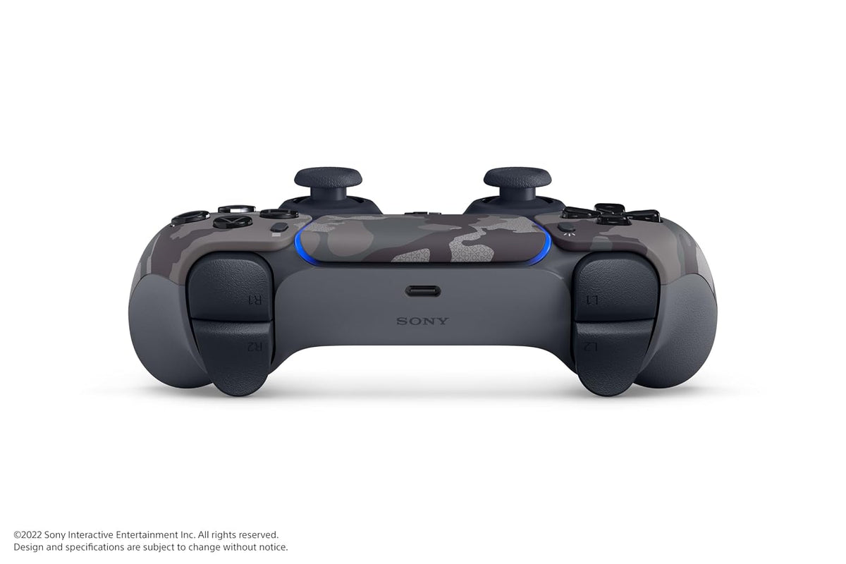 PlayStation DualSense Wireless Controller – Gray Camouflage - For PS5. PC. MAC & Mobile