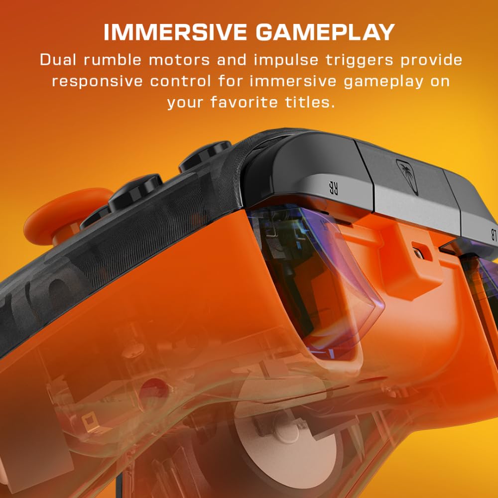 Turtle Beach Rematch Core Wired Gaming Controller Licensed for Xbox & PC | Xbox Series X|S. Xbox One. Audio Controls. Hall-Effect Thumbsticks. Rumble Motors & Impulse Triggers