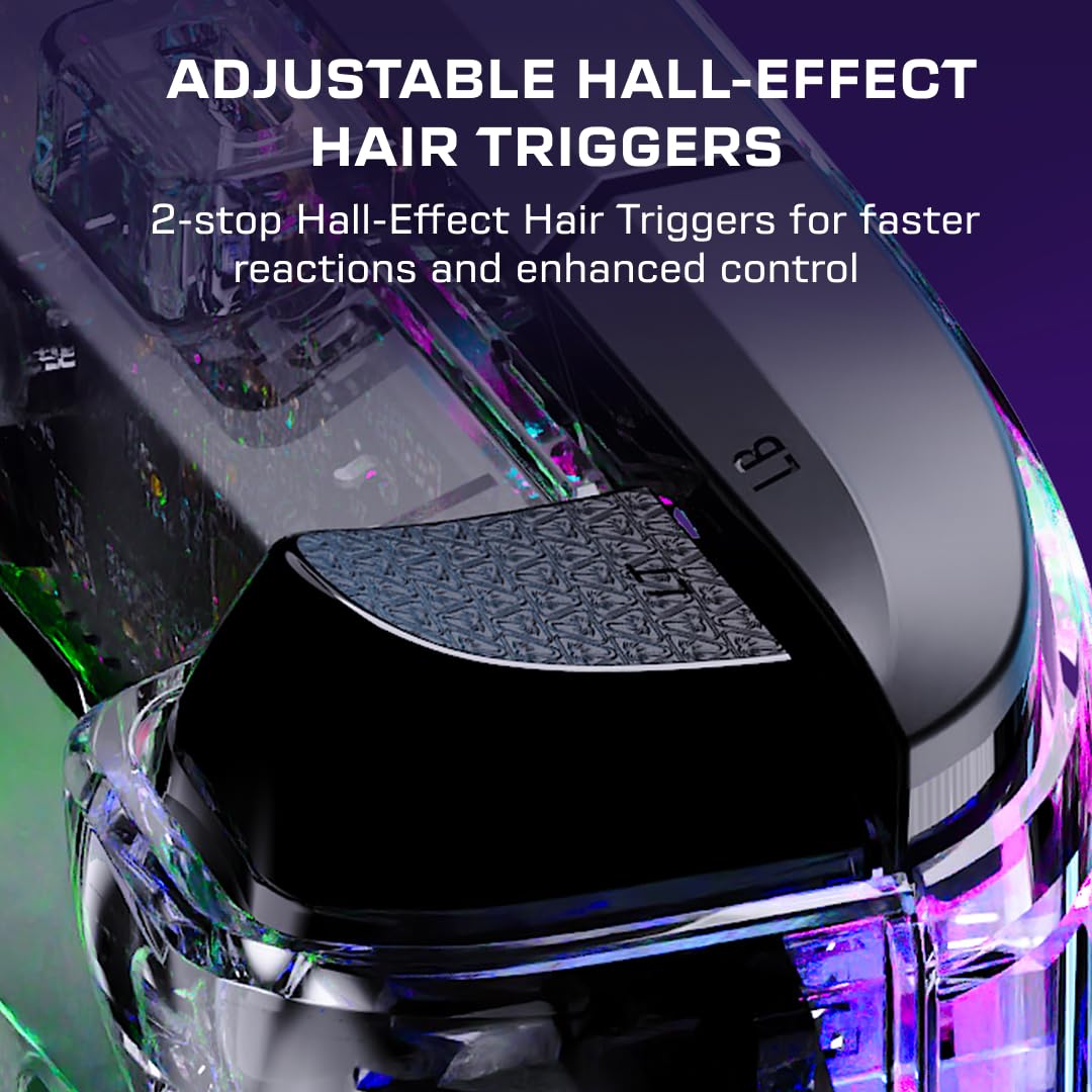 Turtle Beach Afterglow Wired RGB Gaming Controller Xbox Series X|S & PC | Xbox One. Customizable RGB Lighting. 2 Mappable Back Buttons. 2-Stop Hall-Effect Hair Triggers. Audio Controls