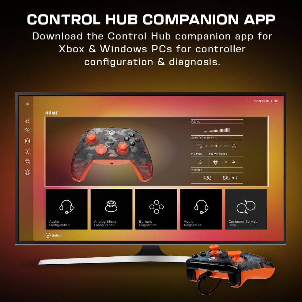 Turtle Beach Rematch Core Wired Gaming Controller Licensed for Xbox & PC | Xbox Series X|S. Xbox One. Audio Controls. Hall-Effect Thumbsticks. Rumble Motors & Impulse Triggers
