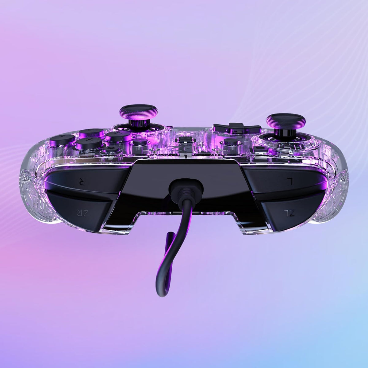 Turtle Beach Afterglow Wired RGB Gaming Controller. Nintendo Switch 2. Lite | Nintendo Switch OLED. Hall-Effect Thumbsticks. 2 Mappable Back Buttons. Adjustable LED Lighting. Audio Jack. Translucent