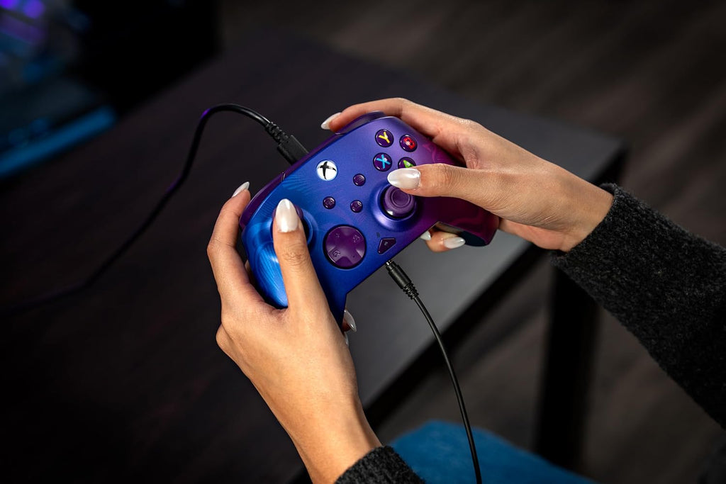 Turtle Beach Rematch Advanced Wired Gaming Controller for Xbox & PC | Xbox Series X|S. Xbox One. PC. 2 Remappable Buttons. Hall-Effect Triggers. Audio Controls. Mic Mute. Ergonomic