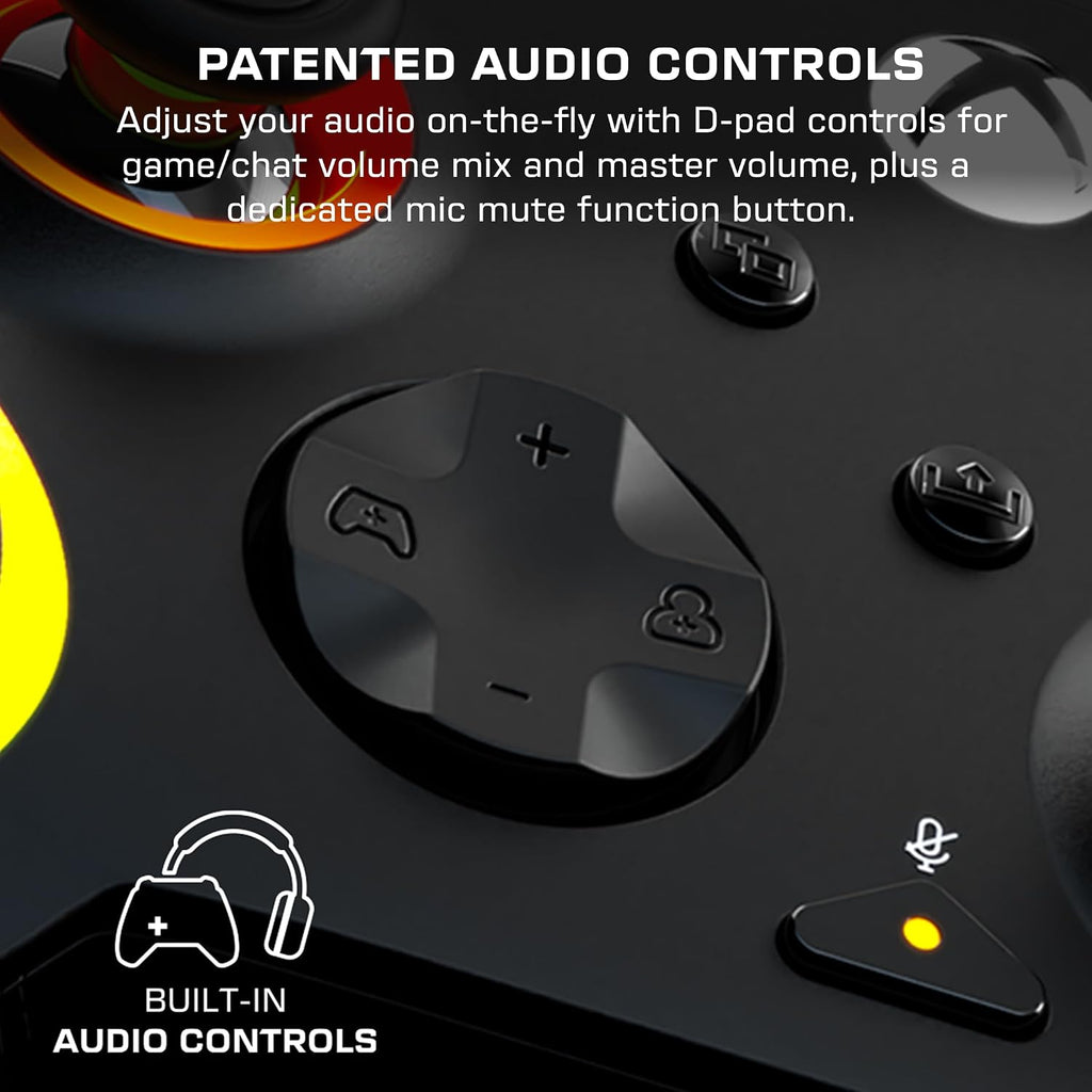 Turtle Beach Afterglow Wave Wired RGB Gaming Controller for Xbox & PC | Xbox Series X|S. Xbox One. Customizable RGB Lighting. 2 Mappable Buttons. Hall-Effect Hair Triggers. Audio Controls