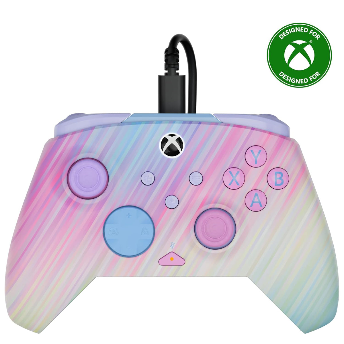Turtle Beach Rematch Advanced Wired Gaming Controller for Xbox & PC | Xbox Series X|S. Xbox One. PC. 2 Remappable Buttons. Hall-Effect Triggers. Audio Controls. Glows-in-the-Dark