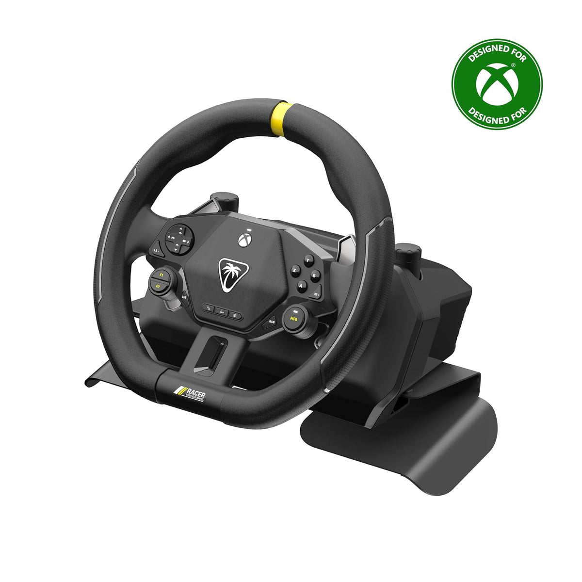 Turtle Beach VelocityOne F-RX Formula Racing Wheel for Xbox & PC | For VelocityOne Race & VelocityOne KD3 Wheelbases. Hall-Effect Clutch Paddles. Magnetic Paddle Shifters. Rotary Dials