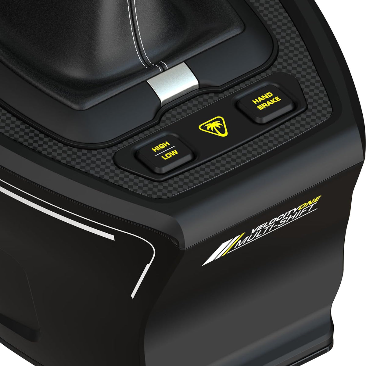 Turtle Beach VelocityOne Multi-Shift Sim Racing Shifter. Handbrake Xbox. PC | Xbox Series X|S. Xbox One. Windows PC. 7-Gear + R H-Gate & Sequential Shifter. Handbrake. Hall-Effect Magnetic Sensors