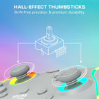 Turtle Beach Afterglow Wave Wired RGB Gaming Controller. Nintendo Switch 2 | Switch Lite. OLED. Hall-Effect Thumbsticks. 2 Mappable Back Buttons. Audio Controls. C-Button for GameChat. RGB Lights