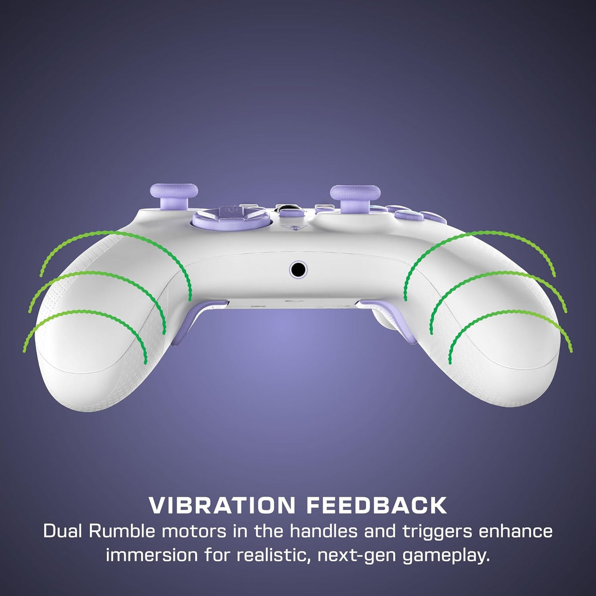 Turtle Beach REACT-R Wired Game Controller – Officially Licensed for Xbox Series X & S. Xbox One. and Windows 10|11 PC's – White & Purple