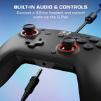 Turtle Beach Rematch Wired Gaming Controller. Nintendo Switch 2. Lite. OLED | Hall-Effect Thumbsticks. 2 Mappable Buttons. Audio Jack. C-Button for Game Chat. Licensed for Nintendo Switch 2