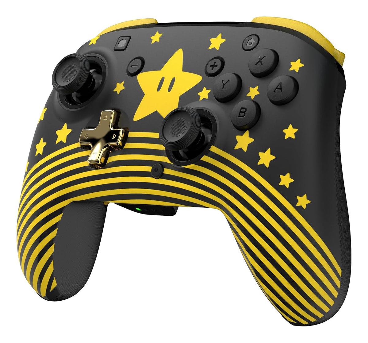 Turtle Beach Rematch Wireless Controller Super Mario Star Nintendo Switch 2 | Nintendo Switch Lite. OLED. Glow-in-the-Dark Design. Rechargeable 40-Hr Battery. 2 Mappable Back Buttons