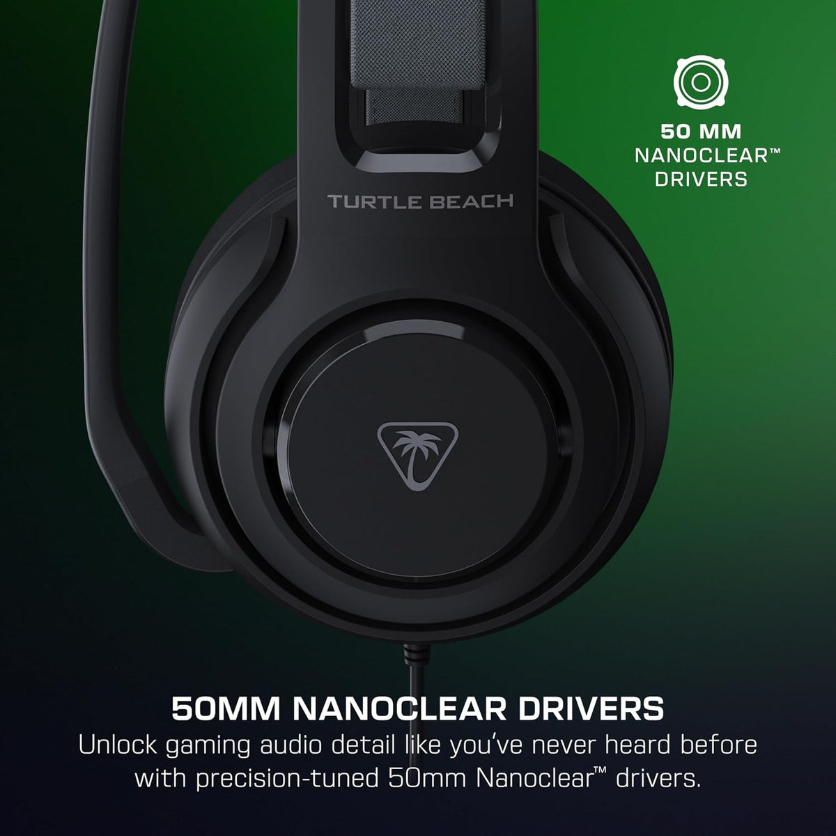 Turtle Beach Atlas 200 Wired Multiplatform Gaming Headset for Xbox. PS5. PC | Xbox Series X|S. Xbox One. PlayStation. 50mm Drivers. Flip-to-Mute Mic. Memory Foam. Floating Headband. Lightweight