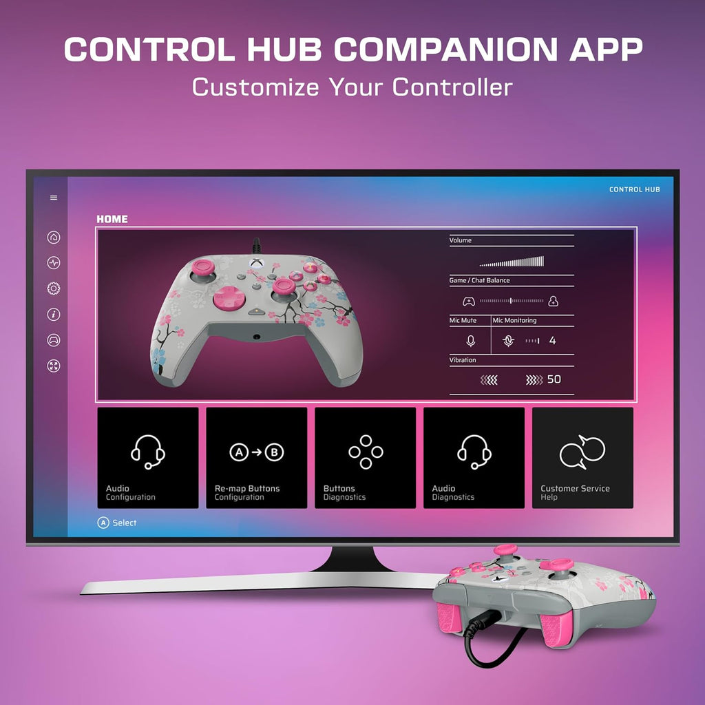 Turtle Beach Rematch Advanced Wired Gaming Controller for Xbox & PC | Xbox Series X|S. Xbox One. PC. 2 Remappable Buttons. Hall-Effect Triggers. Audio Controls. Glows-in-the-Dark