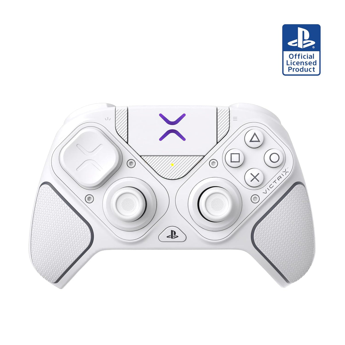 Turtle Beach Victrix Pro BFG Reloaded Wireless Gaming Controller for PS5 | PS5. PS4. PlayStation. PC. Modular. Fightpad Module. Hall-Effect Sticks. Triggers. 4 Remappable Buttons. Esports. White
