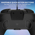 Turtle Beach Rematch Wired Gaming Controller. Nintendo Switch 2. Lite. OLED | Hall-Effect Thumbsticks. 2 Mappable Buttons. Audio Jack. C-Button for Game Chat. Licensed for Nintendo Switch 2