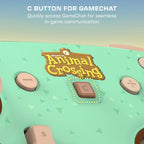 Turtle Beach Rematch Wireless Controller Animal Crossing Nintendo Switch 2 | Nintendo Switch OLED. TMR Thumbsticks. Rechargeable 40-Hr Battery. 2 Mappable Back Buttons. Motion Controls. Timmy Tommy