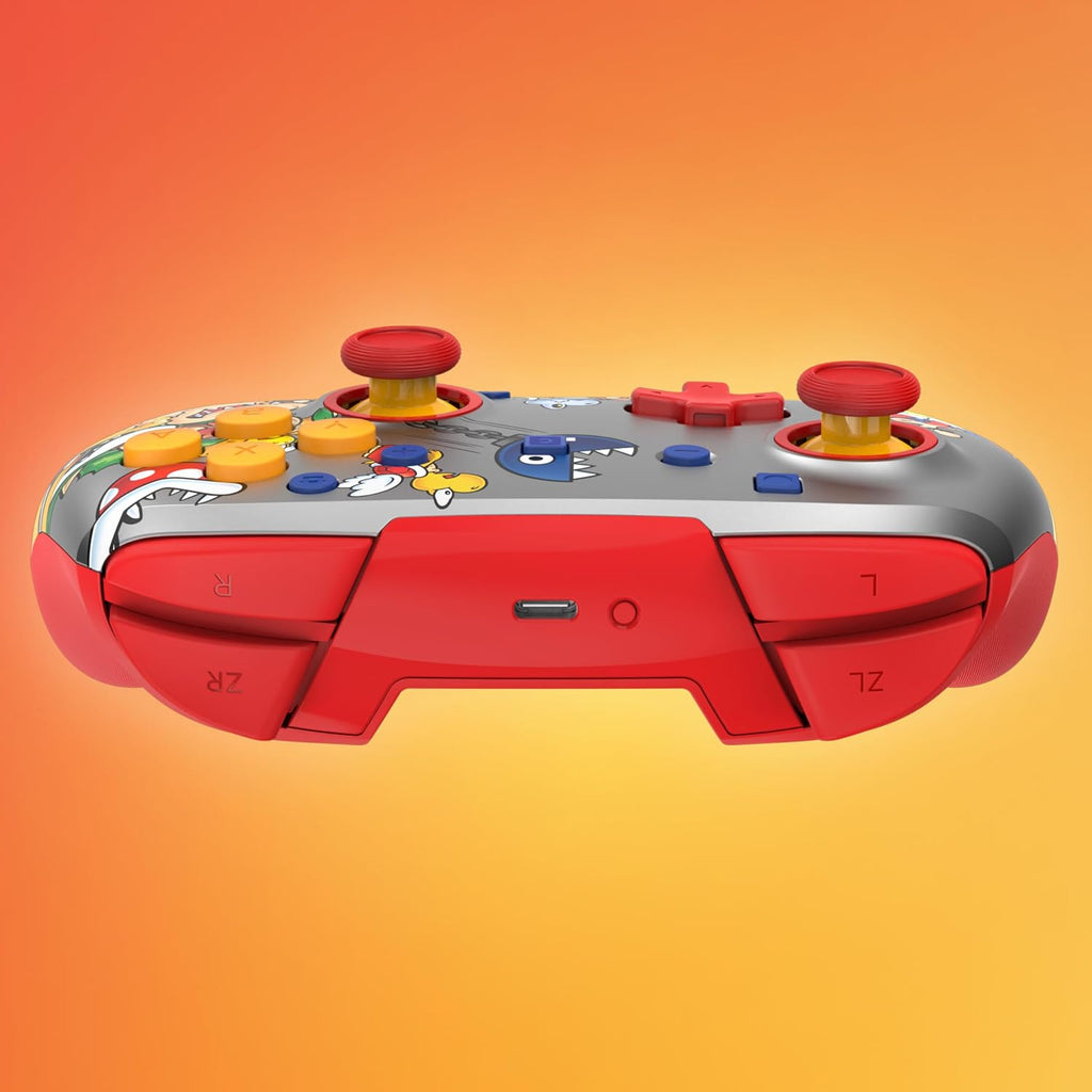 Turtle Beach Rematch Wireless Controller Koopa Troop Nintendo Switch 2 | Nintendo Switch OLED. TMR Thumbsticks. Rechargeable 40-Hr Battery. 2 Mappable Back Buttons. Motion Controls
