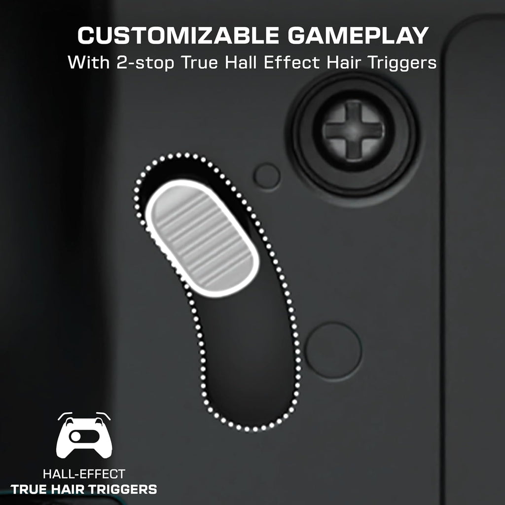 Turtle Beach Rematch Advanced Wired Gaming Controller for Xbox & PC | Xbox Series X|S. Xbox One. PC. 2 Remappable Buttons. Hall-Effect Triggers. Audio Controls. Glows-in-the-Dark