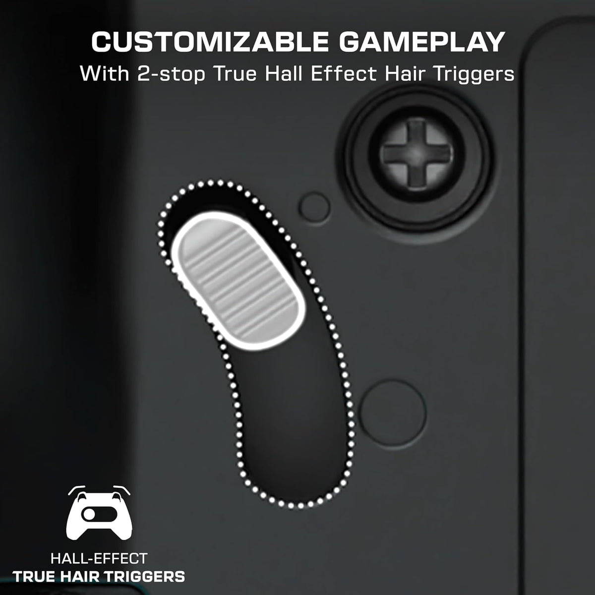 Turtle Beach Rematch Advanced Wired Gaming Controller for Xbox & PC | Xbox Series X|S. Xbox One. PC. 2 Remappable Buttons. Hall-Effect Triggers. Audio Controls. Glows-in-the-Dark