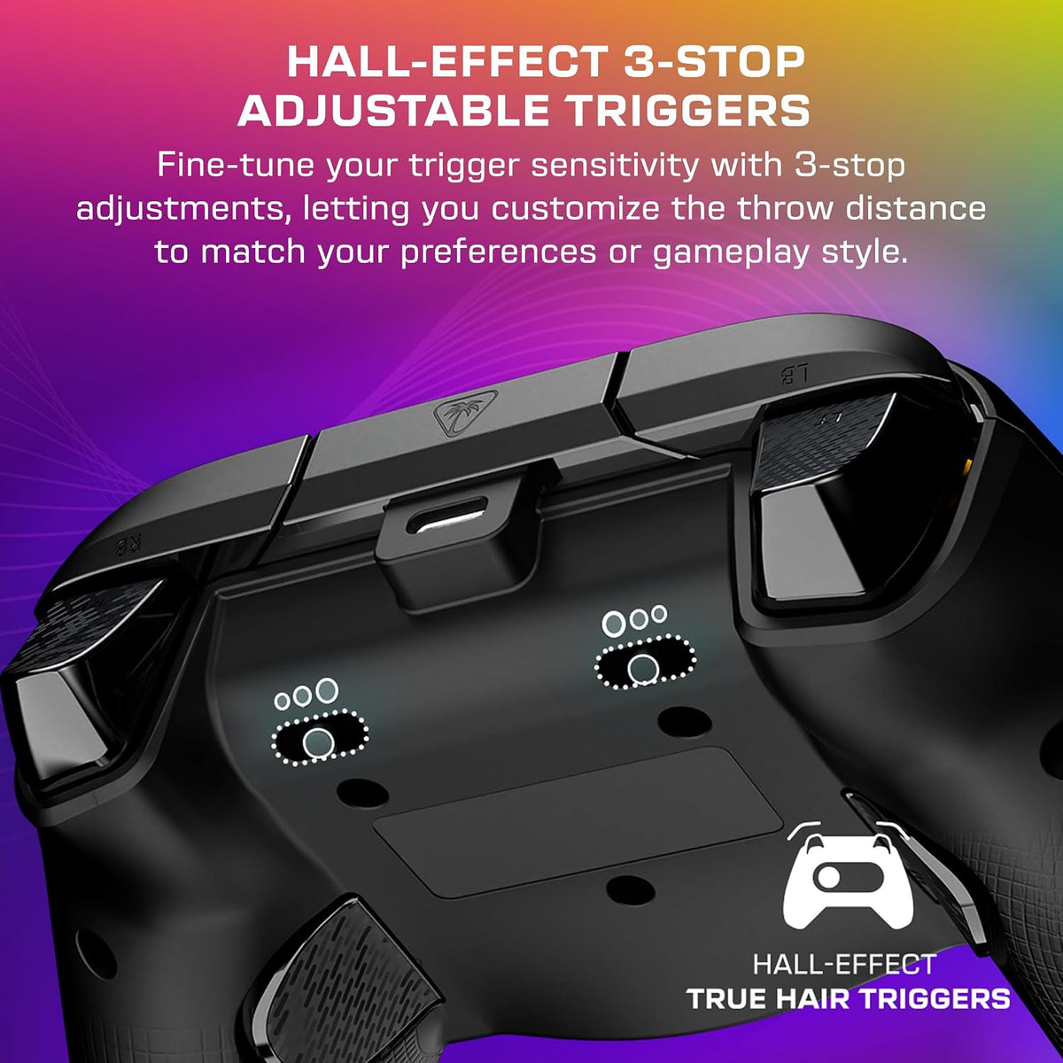 Turtle Beach Afterglow Wave Wired RGB Gaming Controller for Xbox & PC | Xbox Series X|S. Xbox One. Customizable RGB Lighting. 2 Mappable Buttons. Hall-Effect Hair Triggers. Audio Controls