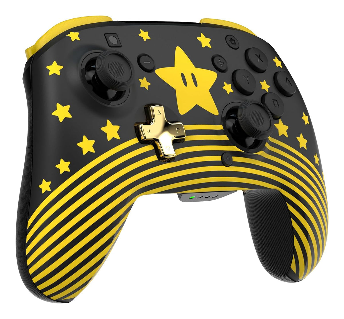 Turtle Beach Rematch Wireless Controller Super Mario Star Nintendo Switch 2 | Nintendo Switch Lite. OLED. Glow-in-the-Dark Design. Rechargeable 40-Hr Battery. 2 Mappable Back Buttons