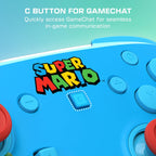 Turtle Beach Rematch Wireless Controller Mario & Luigi Nintendo Switch 2 | Nintendo Switch OLED. TMR Thumbsticks. Rechargeable 40-Hr Battery. 2 Mappable Back Buttons. Motion Controls