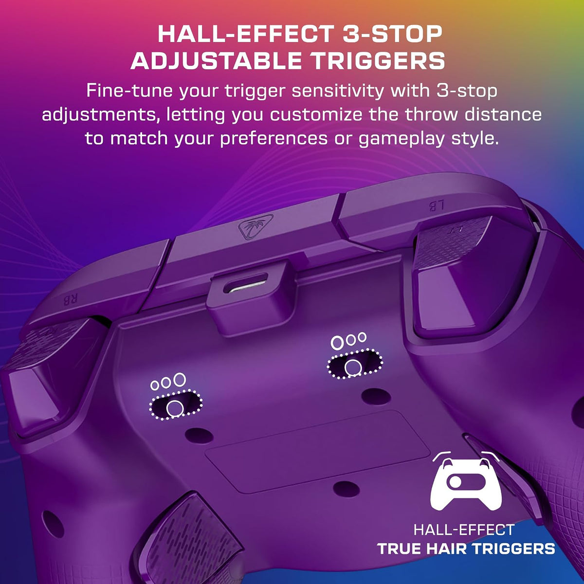 Turtle Beach Afterglow Wave Wired RGB Gaming Controller for Xbox & PC | Xbox Series X|S. Xbox One. Customizable RGB Lighting. 2 Mappable Buttons. Hall-Effect Hair Triggers. Audio Controls