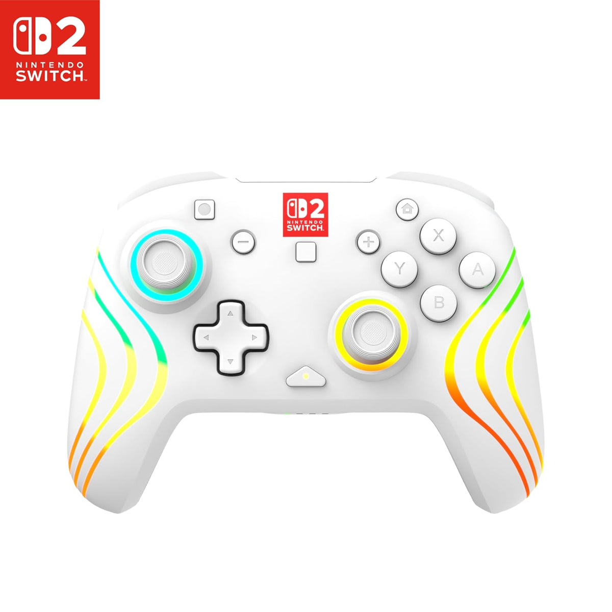 Turtle Beach Afterglow Wave Wireless RGB Game Controller Nintendo Switch 2 | Switch Lite. OLED. TMR Thumbsticks. Rechargeable 20-Hr Battery. 2 Mappable Back Buttons. Motion Controls. C-Button