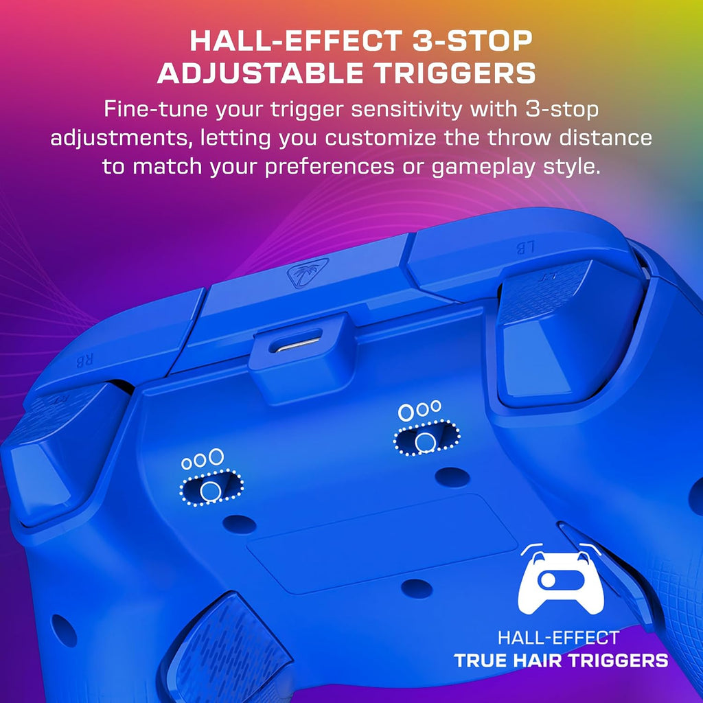 Turtle Beach Afterglow Wave Wired RGB Gaming Controller for Xbox & PC | Xbox Series X|S. Xbox One. Customizable RGB Lighting. 2 Mappable Buttons. Hall-Effect Hair Triggers. Audio Controls