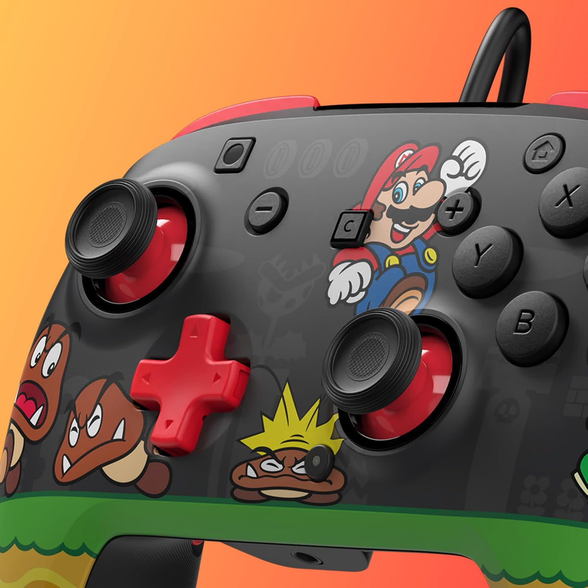 Turtle Beach Rematch Wired Controller Goomba Stomp Nintendo Switch 2 | Nintendo Switch 2. Lite. OLED. Hall-Effect Thumbsticks. 2 Mappable Buttons. Glows-in-the-Dark. C-Button. Goomba Stomp