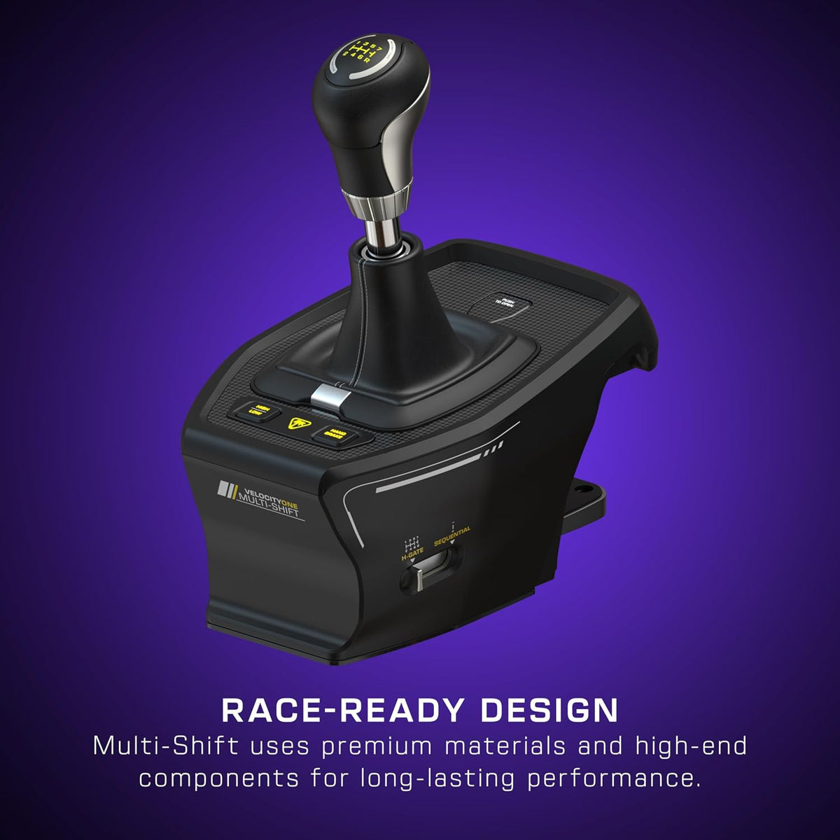 Turtle Beach VelocityOne Multi-Shift Sim Racing Shifter. Handbrake Xbox. PC | Xbox Series X|S. Xbox One. Windows PC. 7-Gear + R H-Gate & Sequential Shifter. Handbrake. Hall-Effect Magnetic Sensors