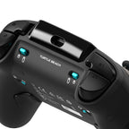 Turtle Beach Stealth Pivot Wireless Smart Game Controller Officially Licensed for Windows PC – Rotating Modules. Display Dashboard. Hall-Effect Sticks. Remappable Buttons. Bluetooth. 20-Hour Battery
