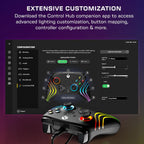 Turtle Beach Afterglow Wave Wired RGB Gaming Controller for Xbox & PC | Xbox Series X|S. Xbox One. Customizable RGB Lighting. 2 Mappable Buttons. Hall-Effect Hair Triggers. Audio Controls