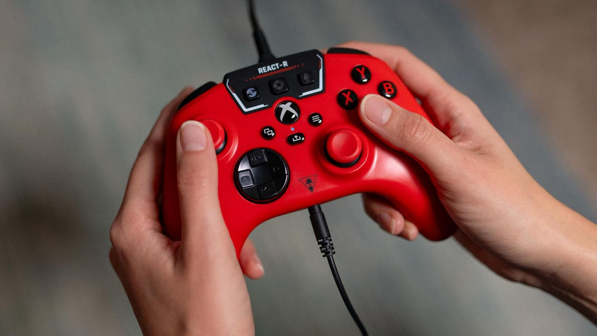 Turtle Beach REACT-R Wired Game Controller – Officially Licensed for Xbox Series X & S. Xbox One. and Windows 10|11 PC's