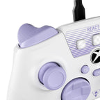 Turtle Beach REACT-R Wired Game Controller – Officially Licensed for Xbox Series X & S. Xbox One. and Windows 10|11 PC's – White & Purple