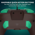 Turtle Beach Rematch Wired Controller The Legend of Zelda Nintendo Switch 2 | Nintendo Switch 2. Lite. OLED. Hall-Effect Thumbsticks. 2 Mappable Buttons. Glows-in-the-Dark. C-Button. The Legend of Zelda